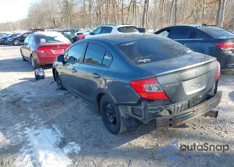 2012 Honda Civic Lx from USA, damaged, VIN 19XFB2E50CE027604